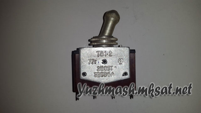 Тумблер ТВ1-2 220В 5А