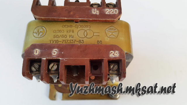 Трансформатор ОСМ1 0,063 220/5,24