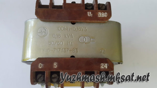 Трансформатор ОСМ1 0,16 380/5,24