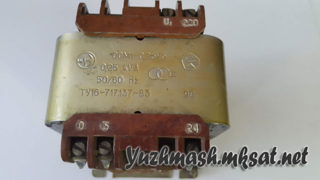 Трансформатор ОСМ1 0,25 220/5,24