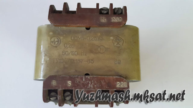 Трансформатор ОСМ1 0,25 380/5,22,220