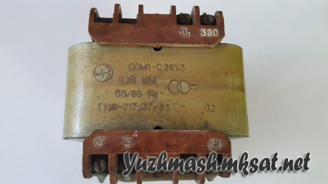 Трансформатор ОСМ1 0,25 380/5,29