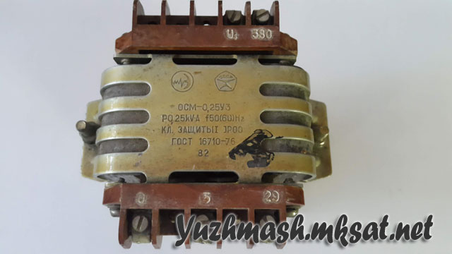 Трансформатор ОСМ 0,25 380/5,29