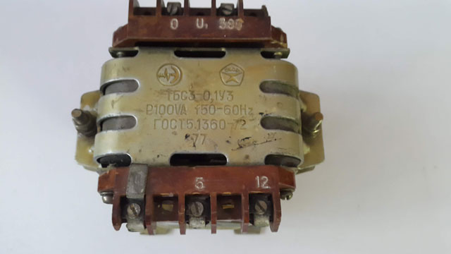 Трансформатор ТБС3 0,1 380/5,12